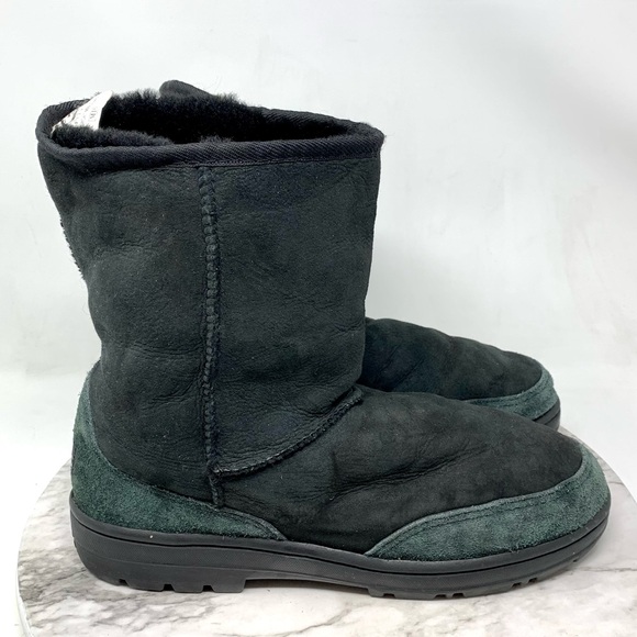 VTG UGG Australia Ultra Short Off Roader Suede ShearlingLined Boots 10 Mens